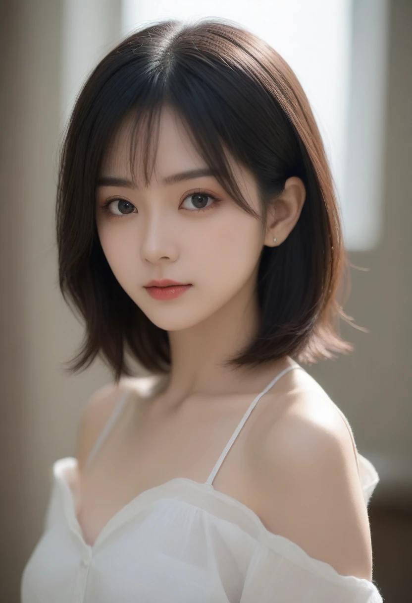 8K, Ultra-high resolution, Highest quality, masterpiece, 三分割法によるphotograph,Surreal, photograph, 1 Girl, (40 years old:1.3), pretty girl, Cute face, Beautiful eyes in every detail, 細かくdetailedに,masterpiece,, One Girl:1.2, Japan Female Announcer,whole body,Admired young wife,nice shot,Pencil Skirt、Knee socks, Attractive thighs, Sensual,A carefree smile,Heal the heart,Black Hair,Short Bob,Looking at the audience、beauty,Long neck、Laugh a little、Please close your mouth and laugh、(((Ideal body type))),A cup small breasts :2,、Portraiture:2、Perfect Anatomy、鮮明なdetailed、detailed、Surreal、Light and shadow,Strong light