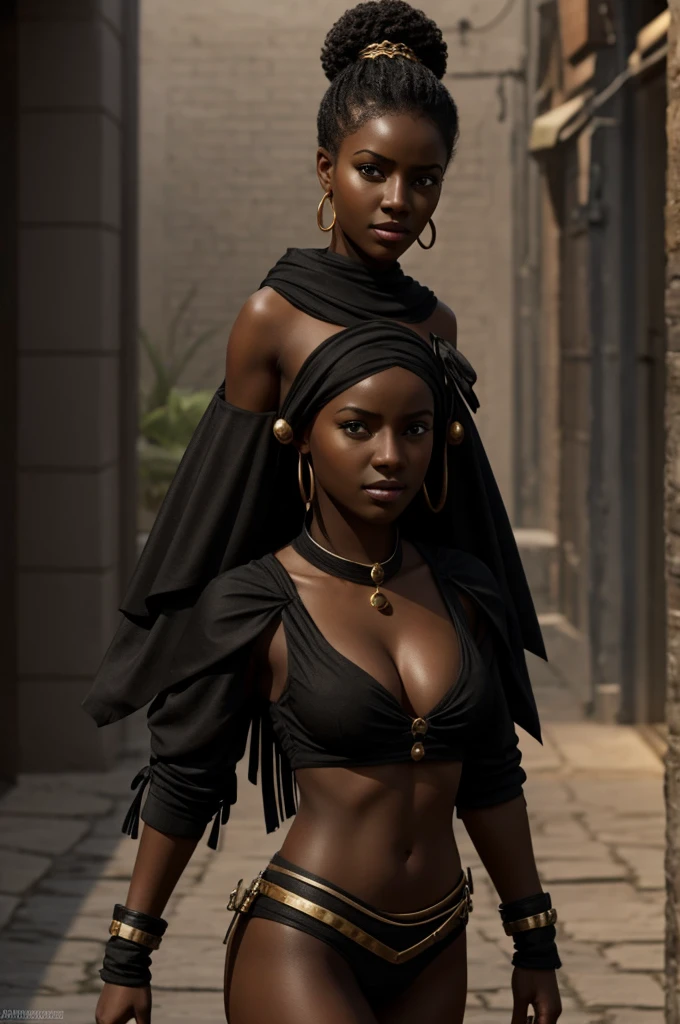 Create a black skin character 