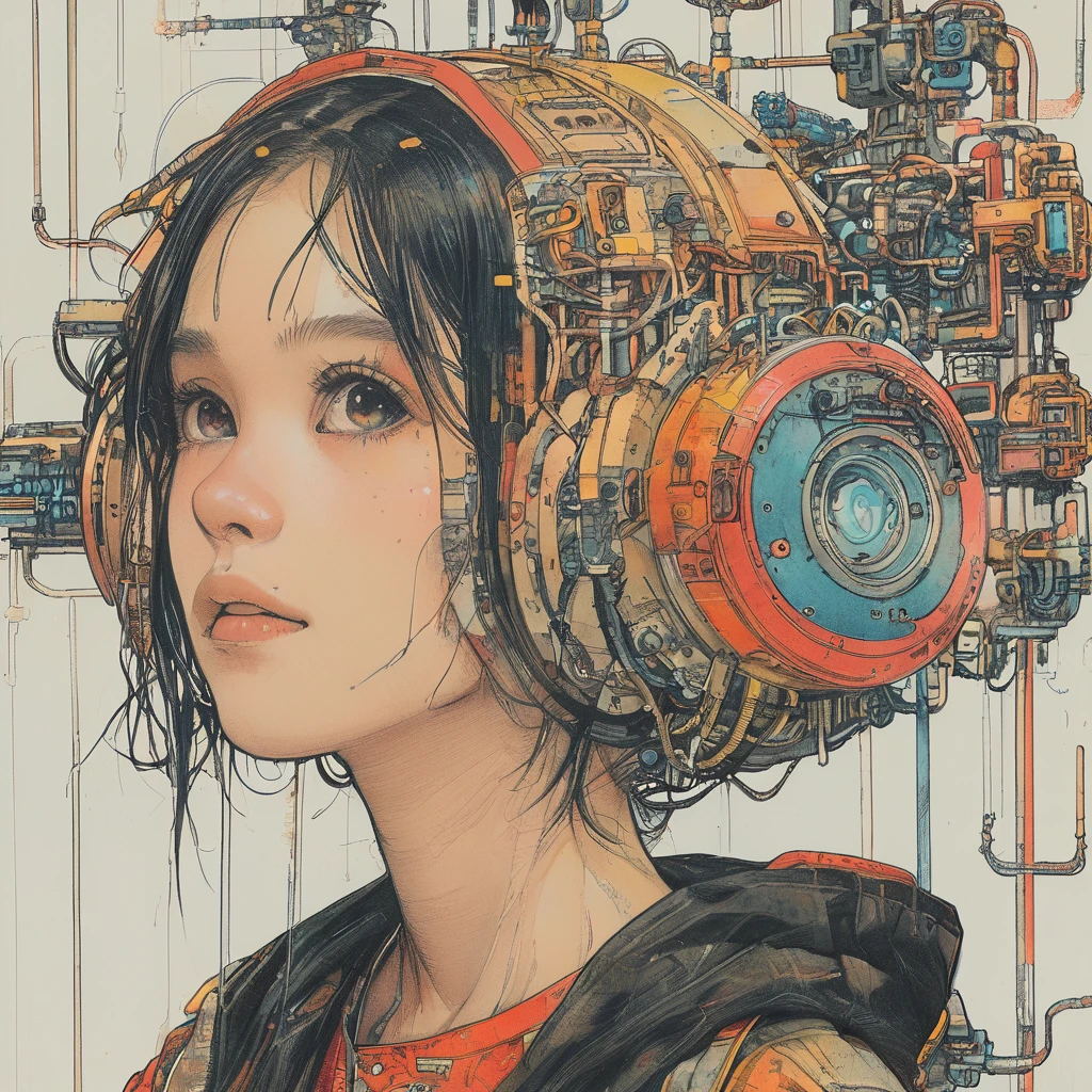 (masterpiece, top quality, best quality, official art, beautiful and aesthetic:1.2), (1girl), extreme detailed,(fractal art:1.3),colorful,highest detailed