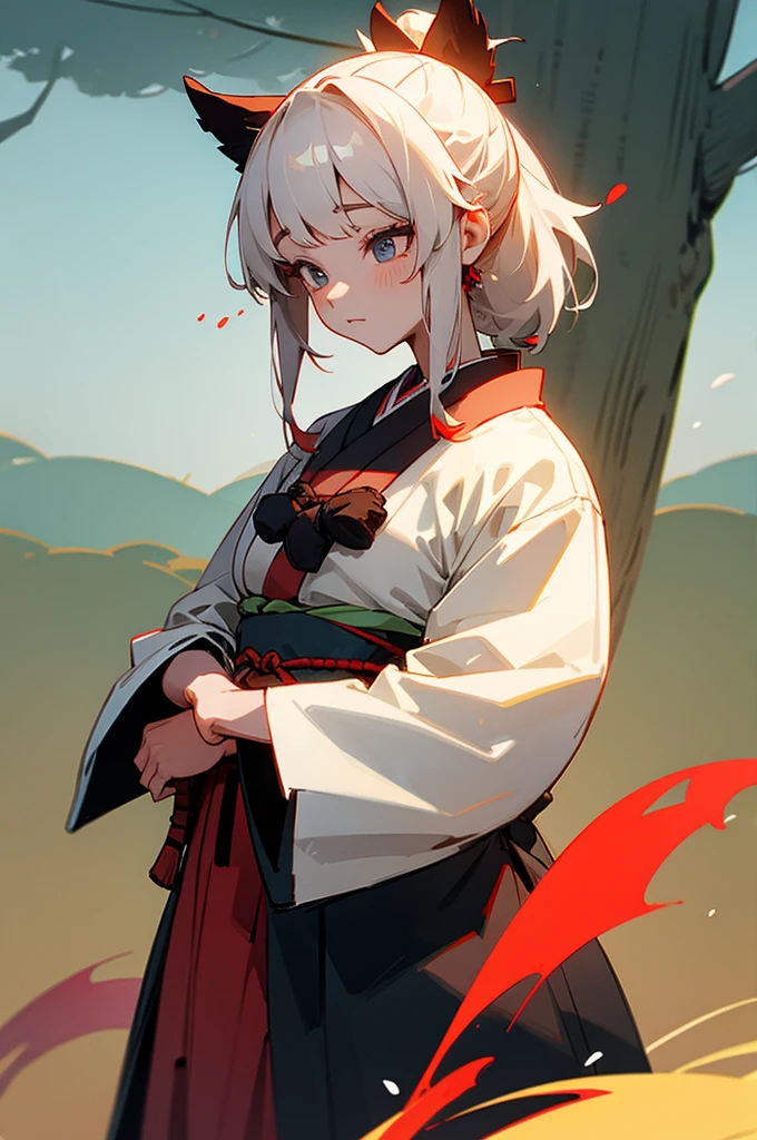 Female , Haori, Samurai Clothing, Forest Background