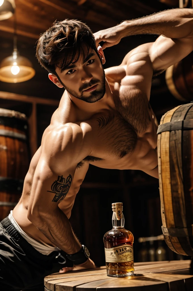 Aron fighting with the same rum