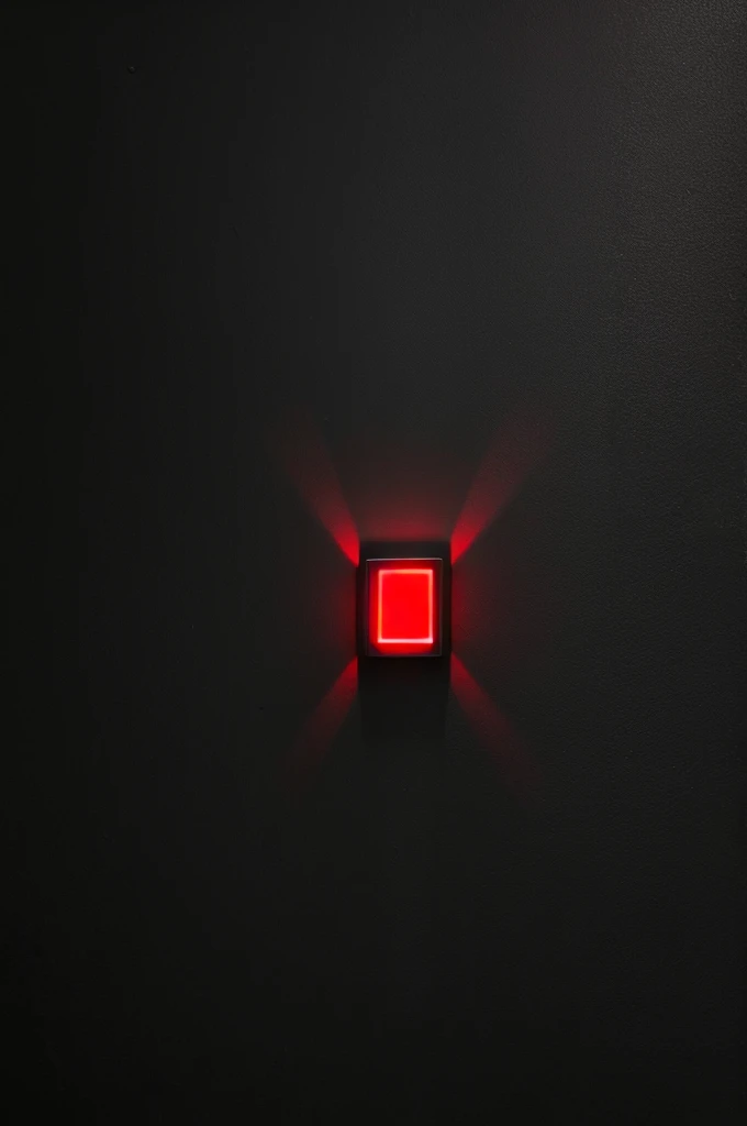 Black wall Black wall with red led mhutos only