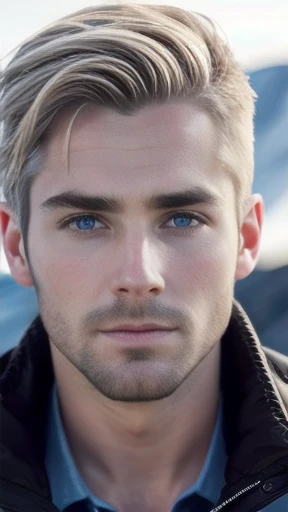 icelandic heartthrob men focus on face