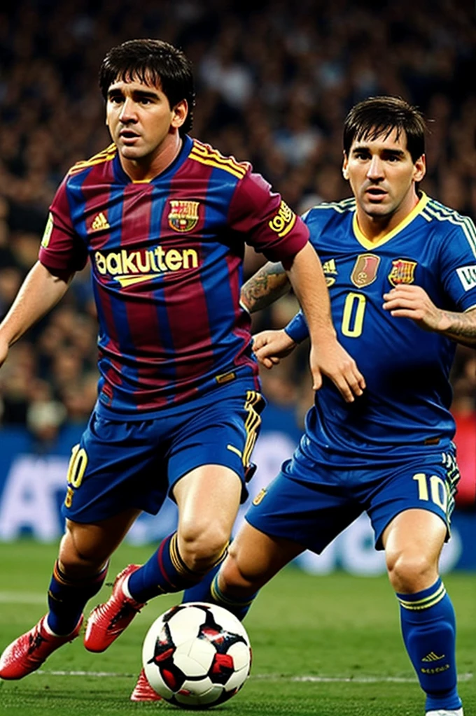 Maradona and messi