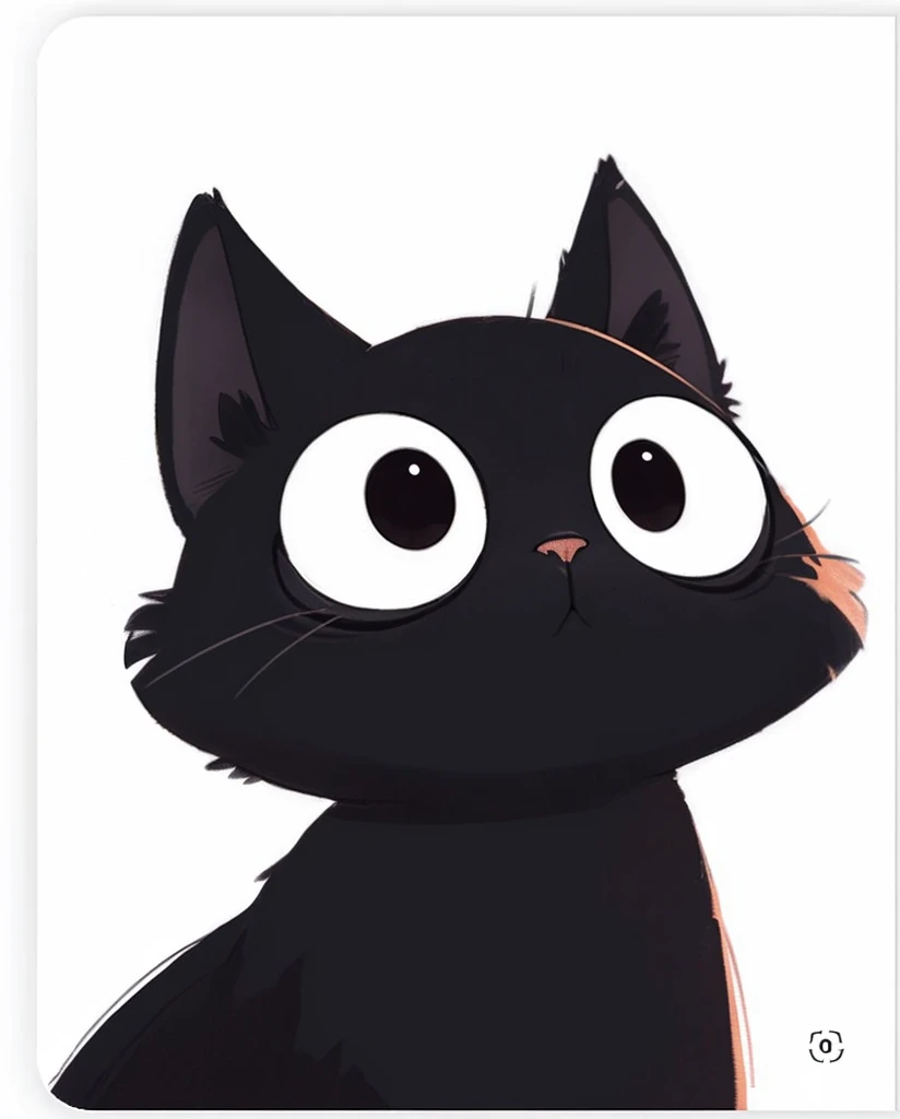a cat orange wearing glasses happy, determined, black , Brown eye