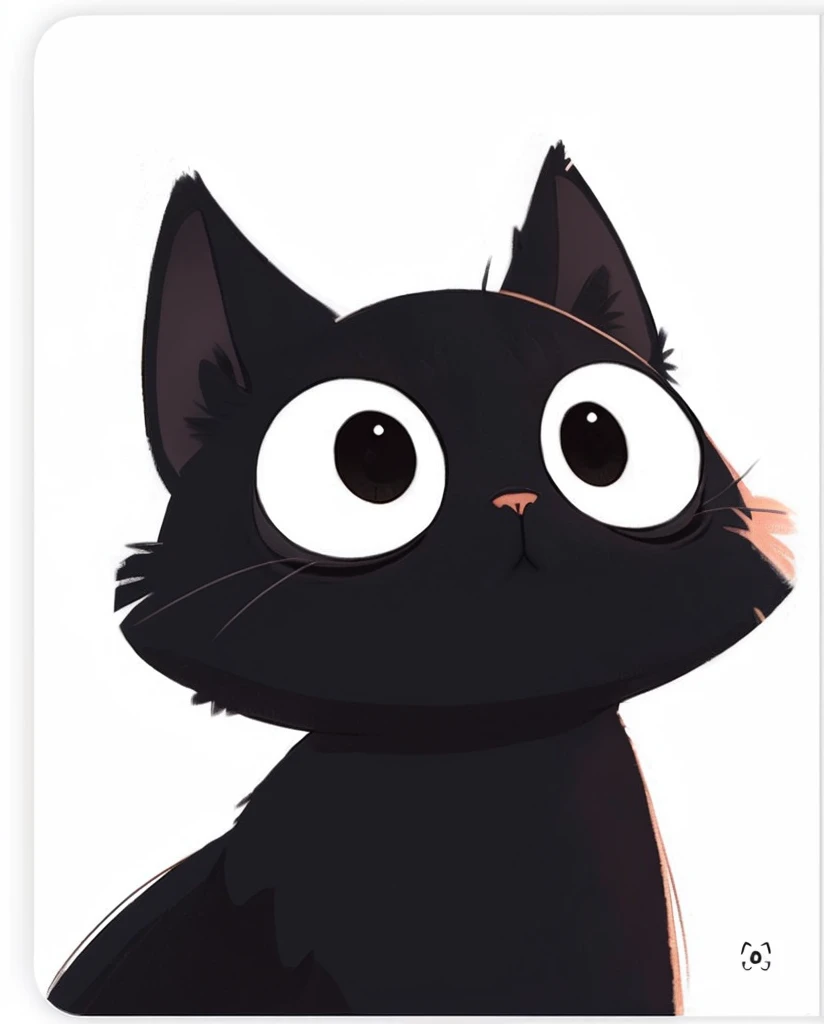 a cat orange wearing glasses happy, determined, black , Brown eye