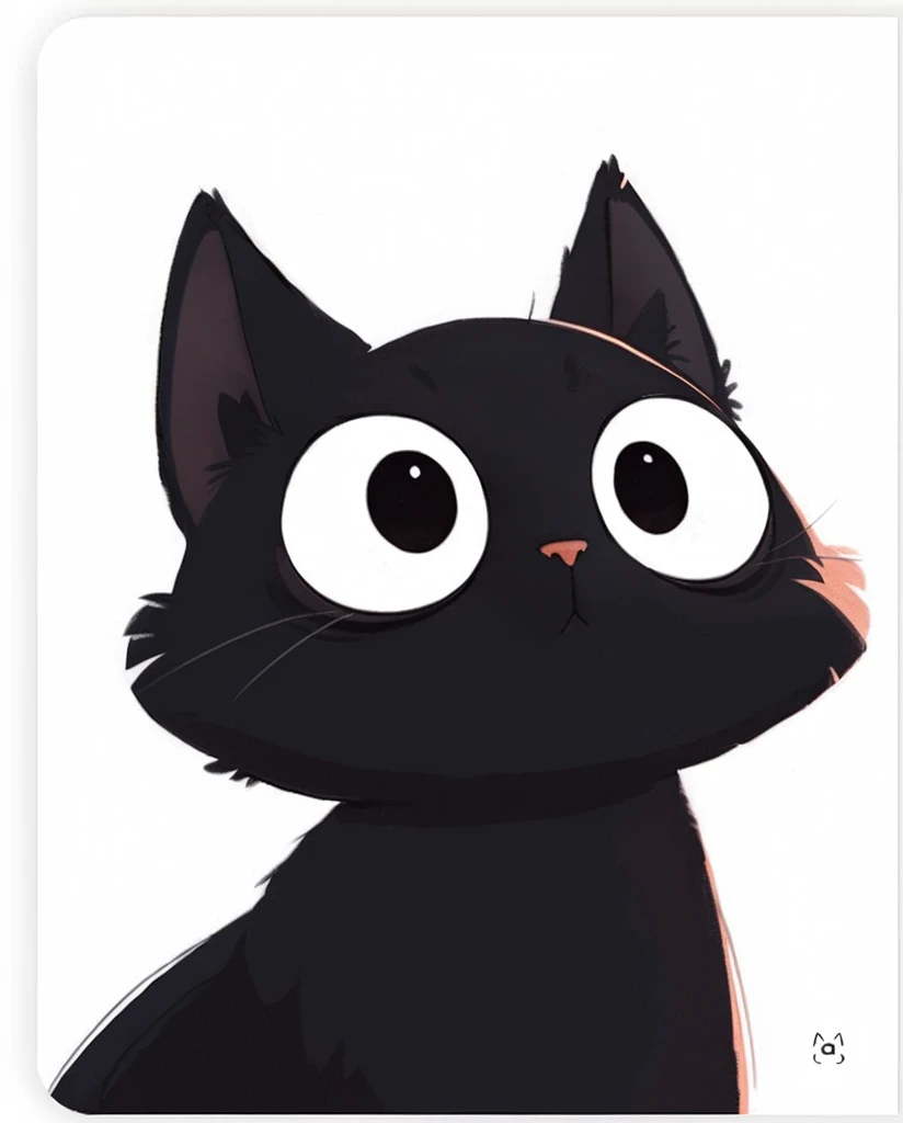 a cat  orange wearing glasses happy, determined, black , Brown eye