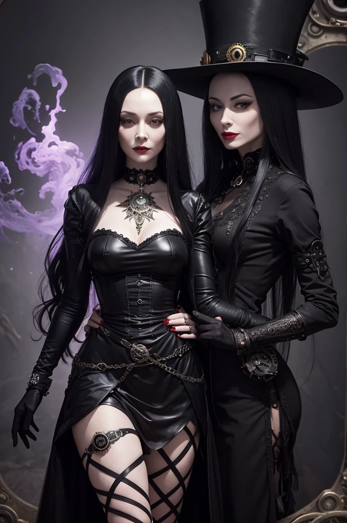 Morticia Addams, steam punk