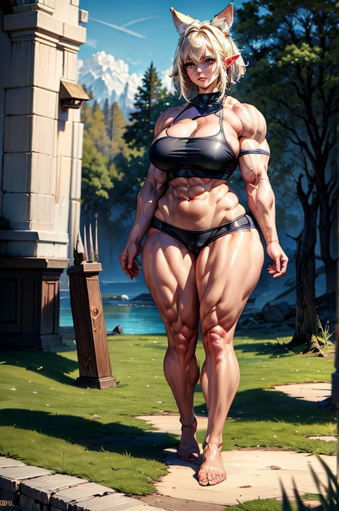 1girl, comely, muscular, thick thighs, mature female, Nude woman abs, Broad Hips, (masterpiece, high-quality:1.1) ,shining skin, soft, soft skin, breasts indentation, tight-fitting suit, busty, Curvy, fit, toned, camel toe, lipstick, thick lips, do-up, highly detailed, kawaii, Wet and shiny,1girl, beautiful, perfect lighting, muscular, thighs, large breasts, mature female, milf, navel, abs, looking at viewer (masterpiece, high quality:1.1), blonde hair,horse ears,paladin,armor,1girl, beautiful, perfect lighting, muscular, thighs, mature female, milf, navel, abs, looking at viewer (masterpiece, high quality:1.1) ,shiny skin,Muscle Girl, black hair, Asgard,Valkyrie,Lady Knight,anatomical correct,epic fantasy digital art,tmasterpiece,8K,high-definition resolution,detailed drawing,high qulity,, Epic composition,(high quality, best rendering), (beautiful girl), black hair,(bombshell, pin-up style), ((((huge muscles)))), crazy face, sexy pose, jean short shorts, tank top, ((huge breasts)), pastel, centered, scale to fit dimensions, micro thong, micro bikini, camel toe,background micro bikini 1girl curly colored hair dark smiling (bodybuilder medium breasts muscular toned body curvy wide hips thick thighs) ((tight armor)) full body, ((Female Bodybuilder)), ((((Muscular Legs)))), ((((Huge Muscles)))),mechanic, engineer, workers, constructor worker, constructor environment, work , (8K UHD:1.2), (photorealistic:1.2),(masterpiece:1.4), (best quality:1.4),extremely detailed wallpaper, highly detailed illustrations, ((1 Girl)) , (super-complex details) official art, unity 8k wallpaper, ultra detailed, beautiful and aesthetic, masterpiece, best quality, (zentangle, mandala, fantasy, elf), (fractal art:1.3) , masterpiece, , intricate detail,),((bulking)),(body muscular:1.6),,busty,sexy,curvy,crazy abs, upper , holy_armor, spike hair, white uniform, stretching,1girl, beautiful, perfect lighting, muscular, thick thighs, mature female, milf, navel, abs, looking at viewer.