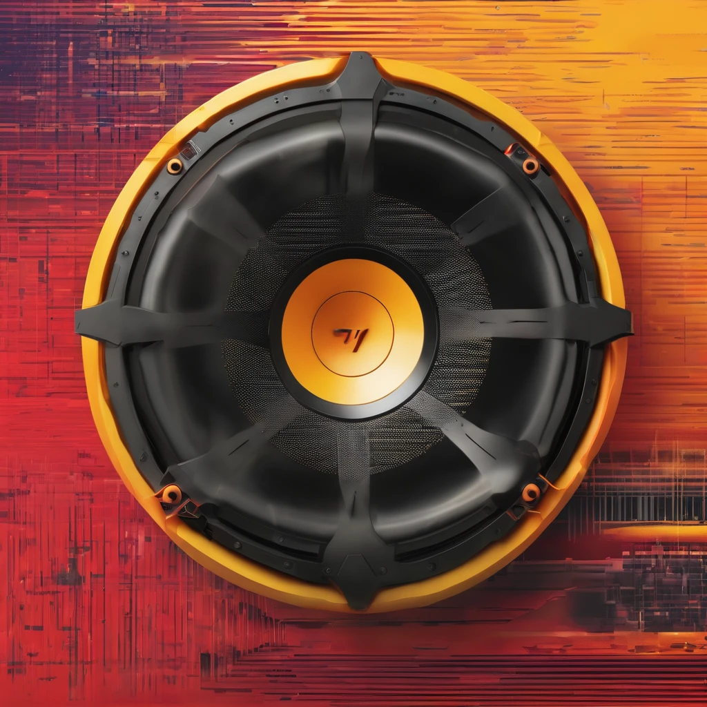 Concept 2: High-Energy Visuals:
A close-up of a subwoofer speaker with sound waves radiating outwards.
Use vibrant colors like red, orange, and yellow to convey the high-energy nature of the track.
Incorporate the text "Desert Heat" in a bold, eye-catching font.