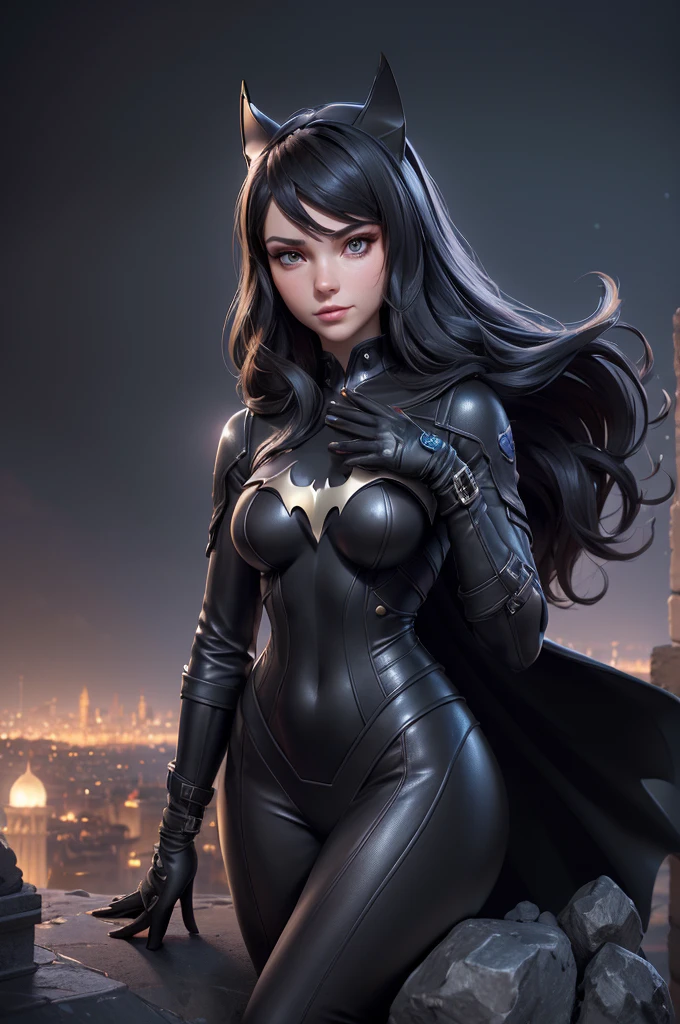 (Rendu 3D professionnel:1.3) de (Realstic:1.3) La plus belle photo artistique du monde, Fonction fluide, heroes, ((Batman et Catwoman se rencontrent seuls sur un toit, their hearts wanting to connect. They share their dreams, Un toucher doux et un regard persistant en disent long. Under the moonlit sky. Intertwined fingers, Ils poursuivent leur mission, United and unstoppable.)), Rendu de disque 8K complet, action SHOT, pores de la peau, Very dark lighting, ombrage lourd, un, face detail, (Dynamisme, photo realist, Realstic, dramatique, Sombre, mise au point nette, 8k), (black leather clothes:1.4), ((((Utiliser des skins)))), (Complexe:1.4), decadent, (highly detailed:1.4), digital painting, rendu par octane, Art stations, Concept-Art, lisse, mise au point nette, illustration, From the Germ of Art, (loish:0.23), WLOP Ilya Kuvshinov, e Greg Rutkowski et Alphonse Mucha Gracias, (Illumination globale, Studiolight, Volume of light), Very heavy rains, particules flottantes, fripon, ((Dark and ancient background of the city:1.3)),CG, Art stations