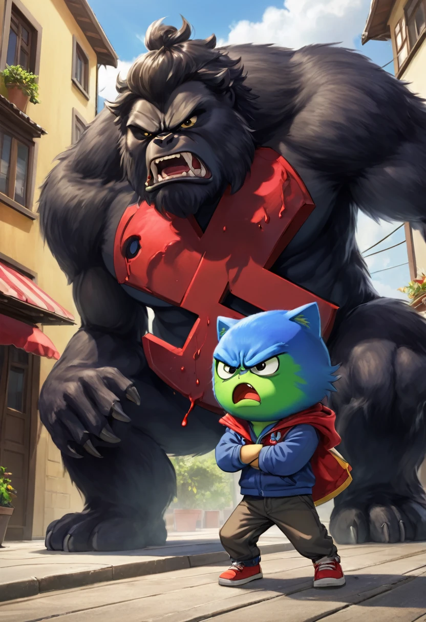 A is angry at his friend