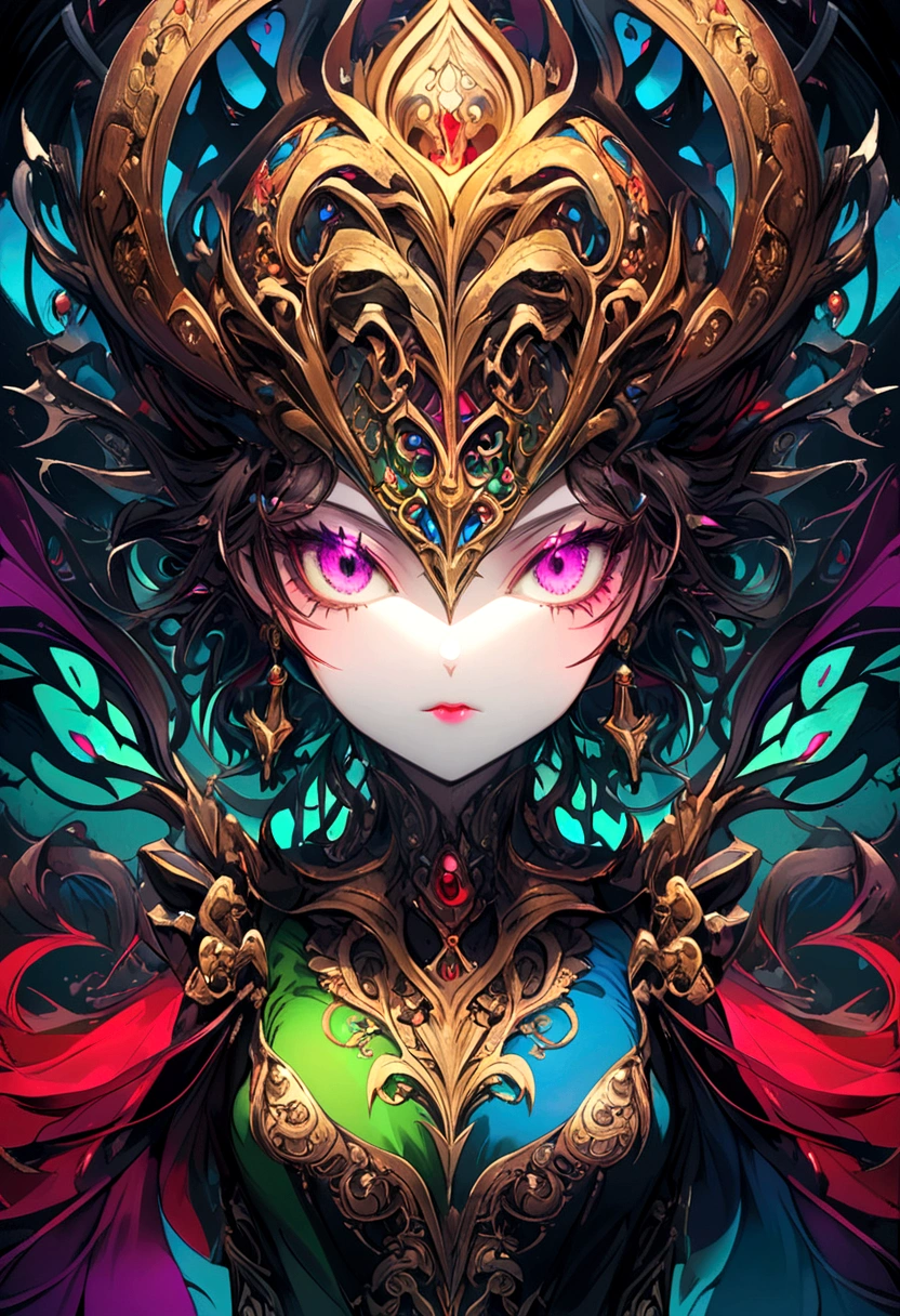Contrast between good and evil with characters