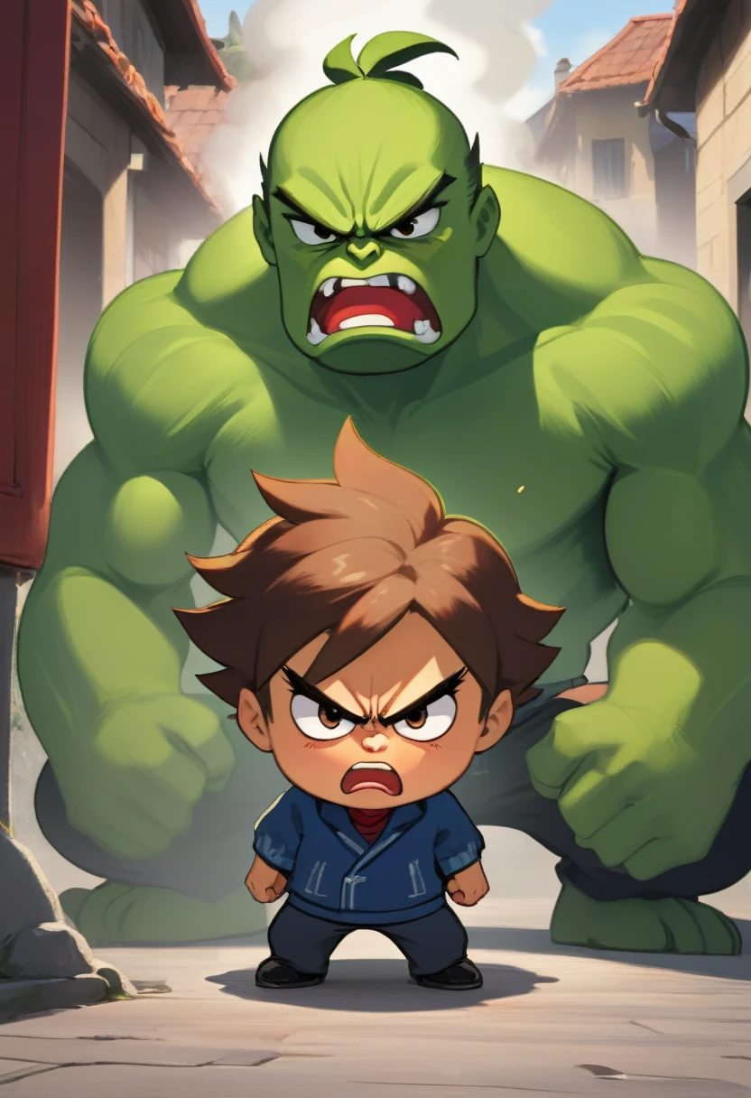 A is angry at his friend