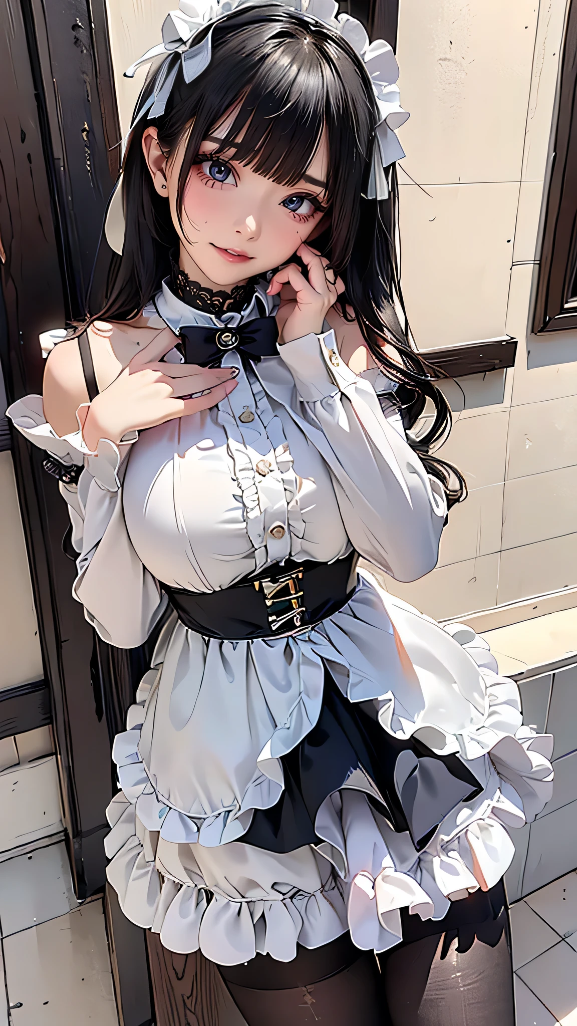 (random cute clothes),(random pose),(Thin type:1.8),(big breasts),(random hairstyle),(Highest image quality,(8k),ultra-realistic,best quality, high quality, high definition, high quality texture,high detail,beautiful detailed,fine detailed,extremely detailed cg,detailed texture,a realistic representation of the face,masterpiece,Sense of presence)