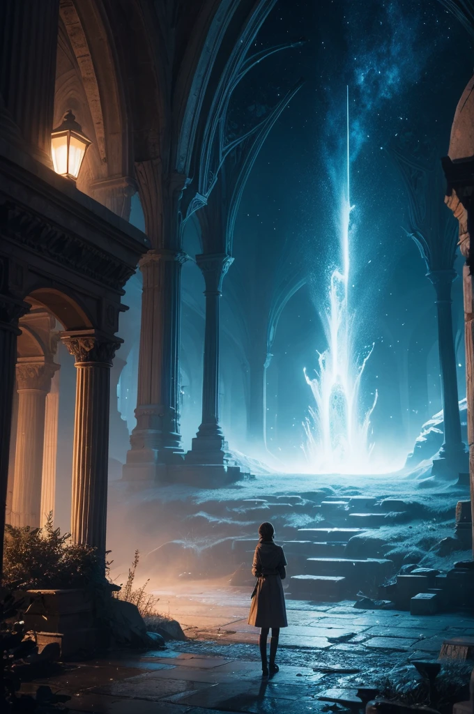 A scene of magic