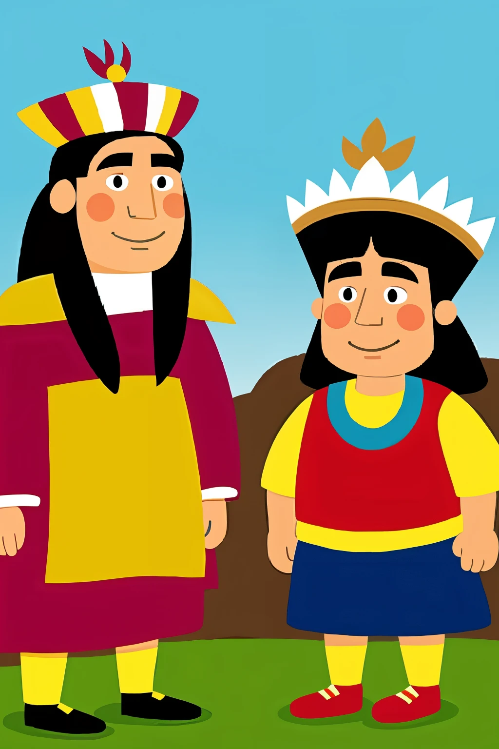 incas in cartoon