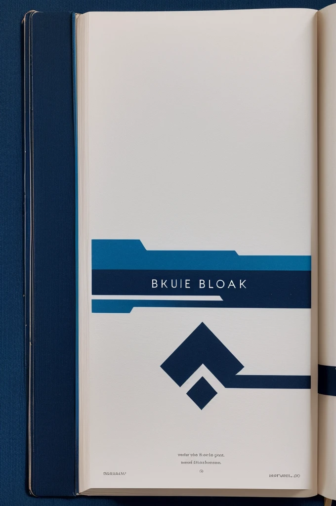 A Degrade image from blue to black for a blank book cover