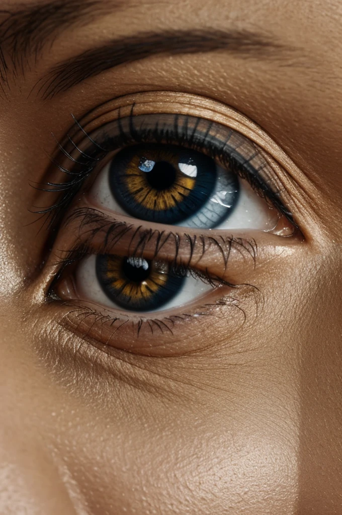 irritated eye