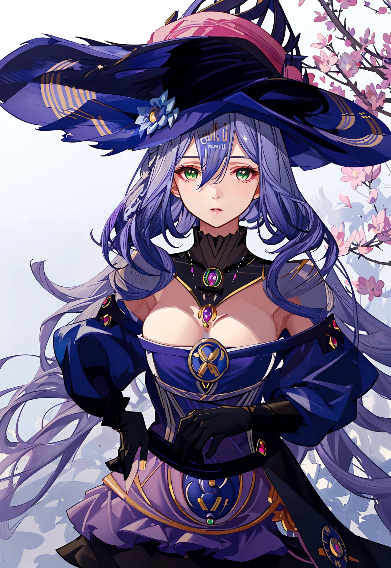 by rella, by Giotto Di Bondone, <lora:Rella:0.2>, 
break
raiden_shogun, \(genshin impact\), solo, super model, detailed face, parted lips, purple eyes, purple hair, detailed hair, bangs, braid, cleavage, original,
break
dutch angle,
break
purple kimono, purple dress, purple thighhighs, nail polish, long sleeves, obi, sash, tassel, pelvic curtain, wide sleeves, purple nails, flower hair ornament, hair_ornament,  mole, armor, ribbon, shoulder_armor, earrings,jewelry,
break
Mean smile,
break
sitting, holding Engulfing Lightning, looking at viewer,
break
vision_\(genshin_impact\), simple background, white background, (purple lightning effect, particle),
break
watercolor,  [pseudo-impasto:clean color:0.6],
break
beautiful, aesthetic, detailed, beautiful color, amazing quality, best quality, high quality, <lora:genshin_all:1>,