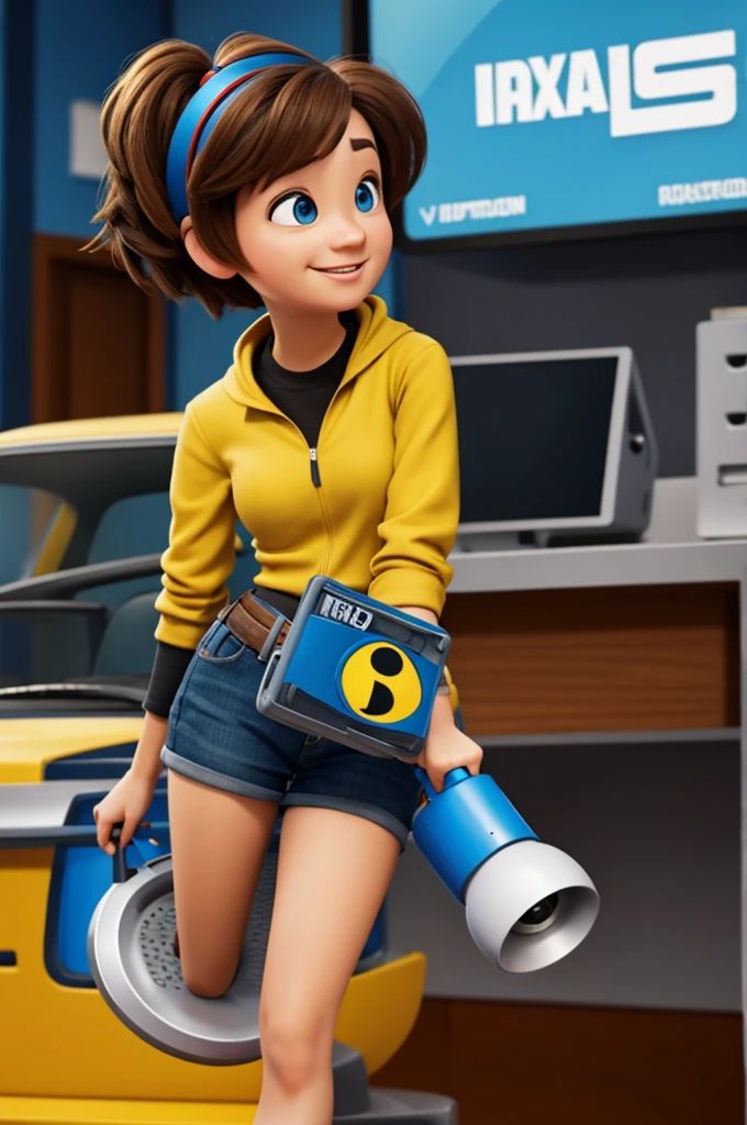 Make a Pixar-style journalist