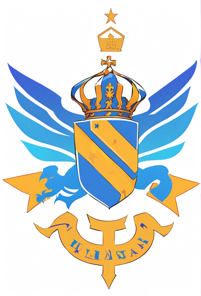 Make a coat of arms from a black manba