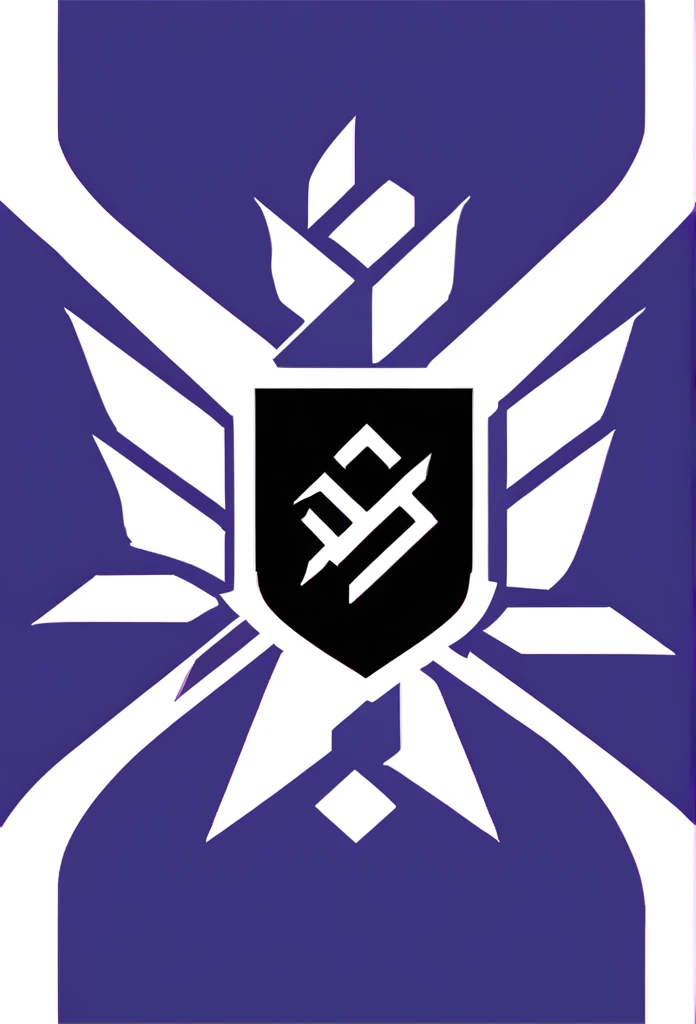 Make a coat of arms from a black manba