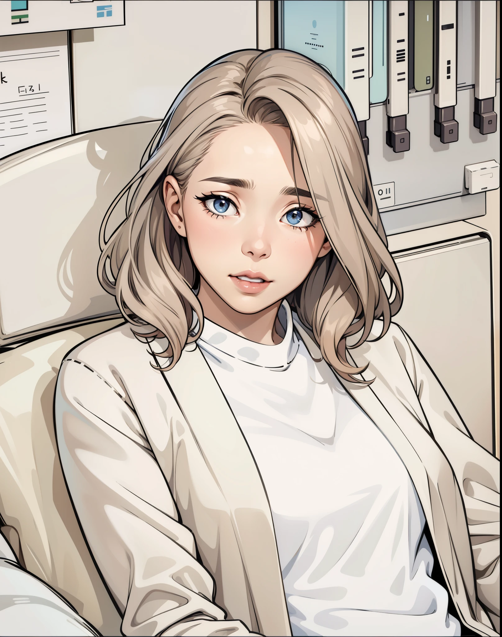 There is a 45-year-old woman who speaks with some concern and some amazement.