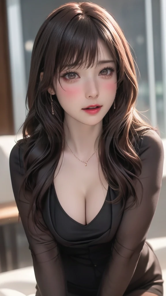 1woman,random office lady fashion,(Thin type),(large breasts),(random sexy pose),(random hairstyle),(Highest image quality,(8K), Ultra-realistic, Best Quality, High quality, High Definition, high quality texture, high detailing, Beautiful detailed, fine detailed, extremely details CG, Detailed texture, realistic representation of face, masterpiece, presence),(wearing glasses:1.2),black pantyhose