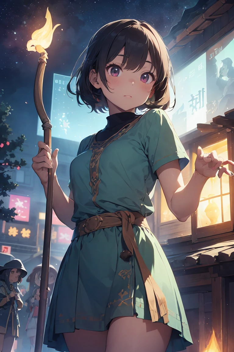 masterpiece,Highest quality,Super detailed,Highly detailed CG,High resolution,Highly detailed skin,Perfect Anatomy,Trick him?Fantastic details,Cowboy Shot,Purple eyes,lipstick,eyeliner,eye shadow,thin,Shiny skin,Medium chest,Bobcut,Silver Hair,Shiny Hair、(of Legends, Mythical Glowing Staff:1.6),(棒の先端はかわいい猫のFoot shapeをしています:1.6),(Look out for the cat-shaped stick:1.6),(Battle at the Demon Castle:1.5),The handle of the cane is smooth and fits comfortably in your hand..、There is a cat at the end of the road&#39;Foot shape.。The paw pads are covered with a soft texture..、Feels warm to the touch。At the tip of the stick、It is decorated like a cat&#39;nails.、The glow gives off a mysterious light。

The whole staff、Carved with ancient writings and magical symbols.、The design is mysterious and beautiful.。The stick is strong.、at the same time, Gives a sense of elegant energy.。Not only does it give its owner strength and protection,,、It exists as a source of wisdom and courage..。