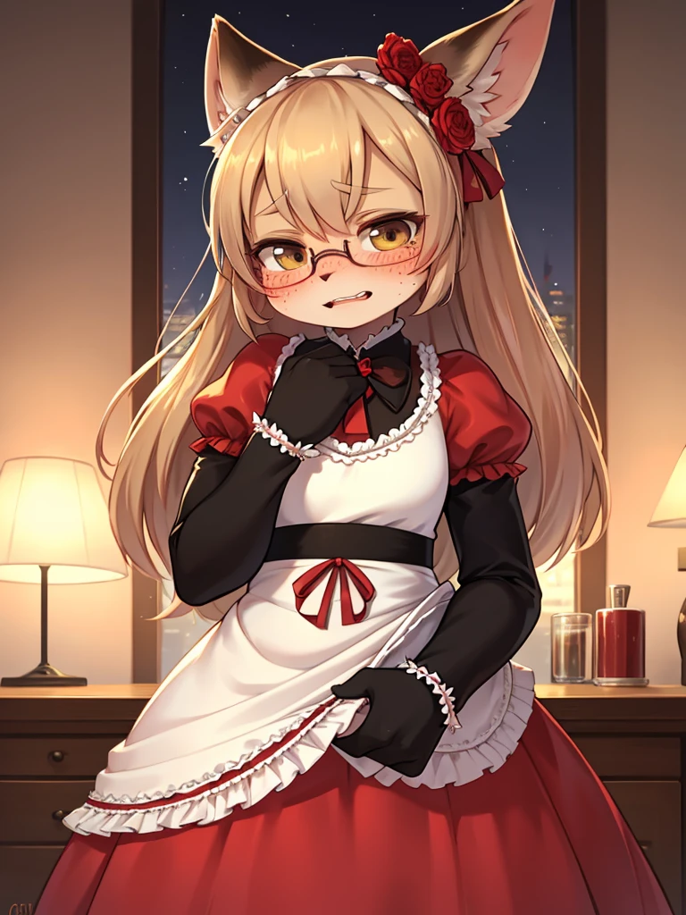 ugly face female , (Freckles on face:0.9) , Ugly expression , shy geek , perfect beautiful body , elegant Frilly party dress , clothed erotica