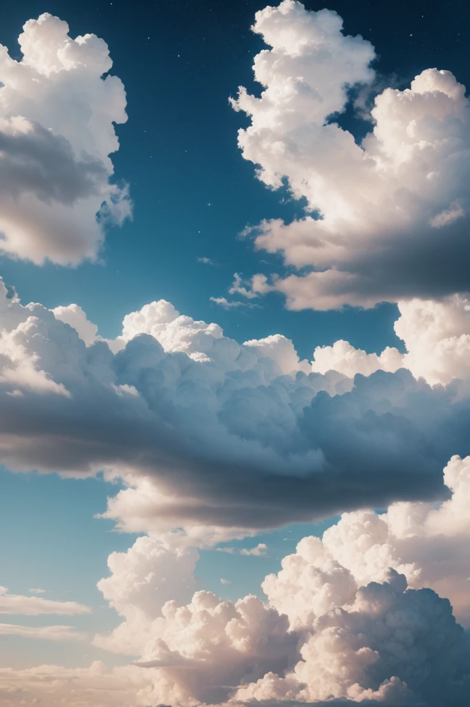Clouds in the form of celestial anejles