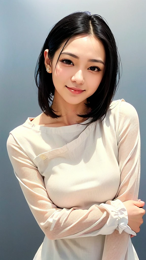 (1 woman:1.99)、(Wide forehead、Very short hair、Very small amount of hair、Forehead、Fuji frame:1.1)、Sunburn、17 years old、Naughty、Happy expression、満面のsmile、Weakness、I feel very comfortable alone、(American Diner Clerk),((Very sleepy、Improves skin texture,smile、Narrow eyes、Very weak eyesight、Very weak eyeliner、Half-closed eyes、I know the shape of your head、Oval Face))、(slicked back hair:1.25)、Photographic, Raw photo, Mastepiece, Highly detailed photos, Digital SLR, Photo-realistic 1.4, Super hello nothing, Best Quality,(standing、tilting your head、whole body:1.7)