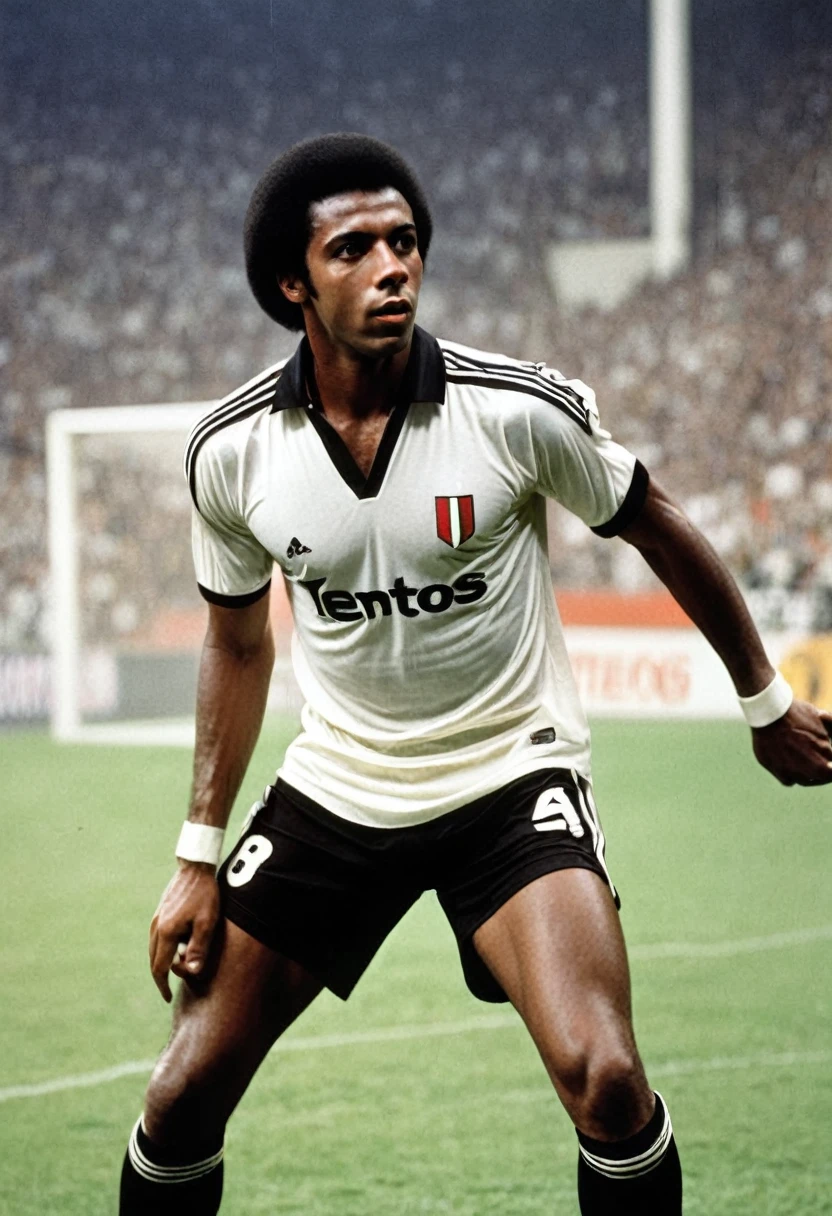 Create Antônio a young black man, football player in 1972. Now at 26 years old after shining at Santos, and become an idol at Vasco da Gama, he transferred to Benfica, of Portugal where he won several titles, he returns to Brazil to retire at Corinthians in 1980, at 34 years old