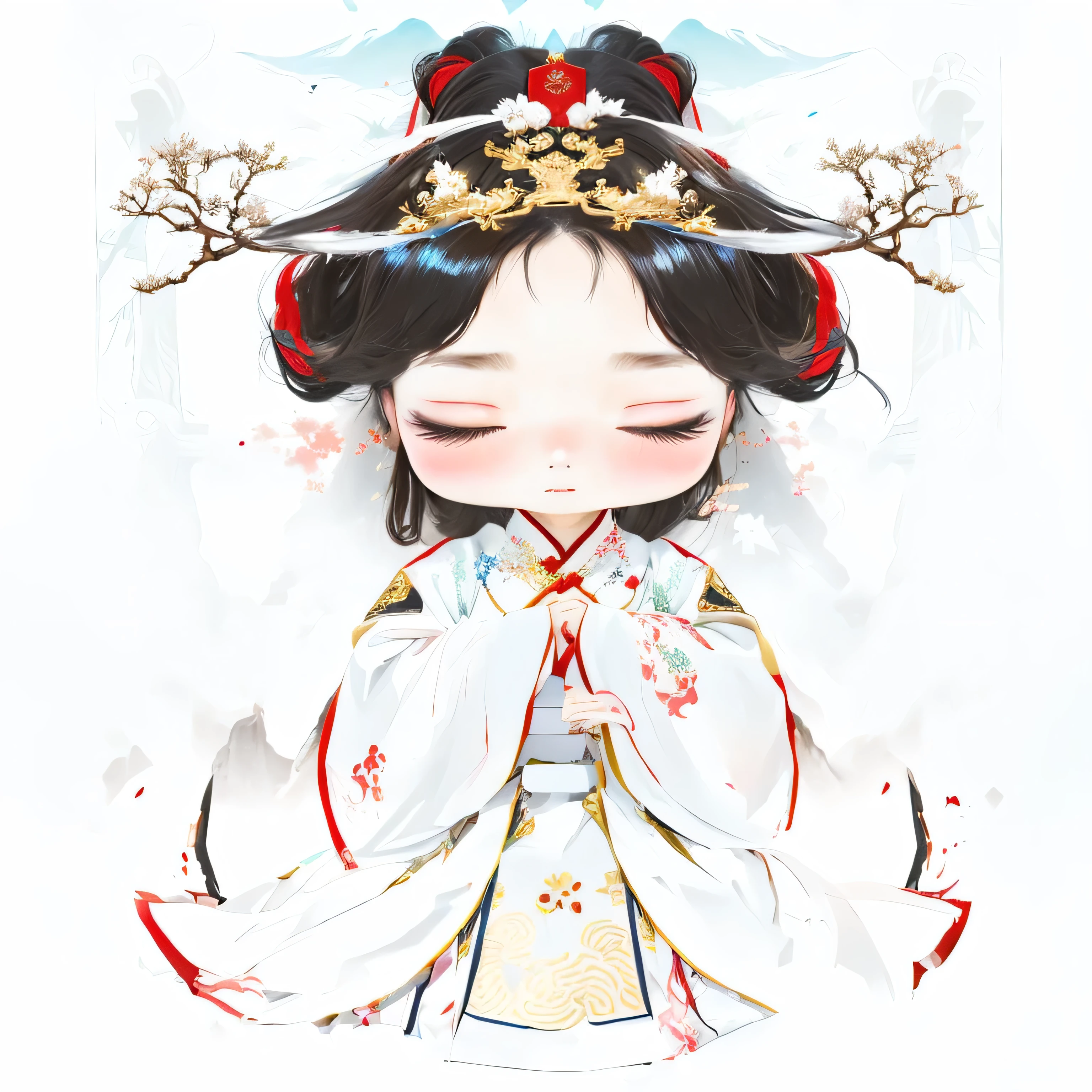 Red skirt , Red skirt, china,Chinese,Chinese ,Coloring,Black hair,Hanfu,headdress,A woman wearing a Chinese dress、Drawing of a woman suffering from tia, palace , Girl wearing Hanfu, china公主, china皇后, ancient china公主, Asian Dynasty Princess, Beautiful fantasy queen, Inspired by Tawaraya Sotatsu, Inspired by trees, Inspired by Lan Ying, Inspired by Qiu Ying, Inspired by Lv Ji Coloring Coloring 3D Coloring IP