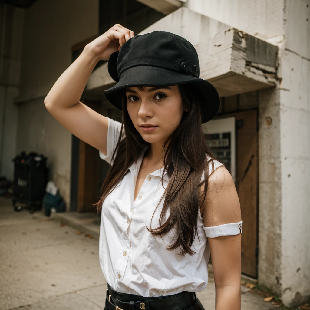 (1girl), (((solo))),hat, ,