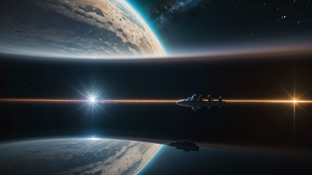 Astronauts returning to Earth, being welcomed by friends and family, with the brightness of the universe reflected in your eyes, sharing stories from your journey. The image needs to be very realistic and in high resolution.