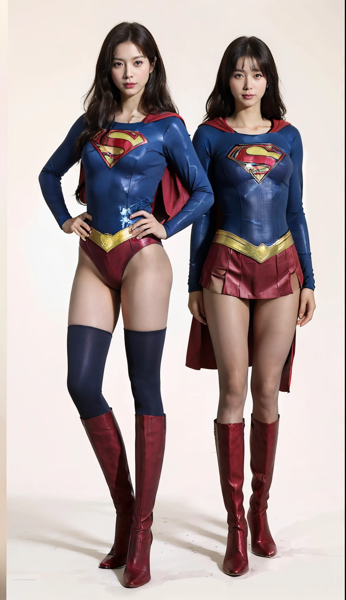 No background、(((Beautiful legs in black tights.)))、(((Legally express the beauty of your smile)))、((((Make the most of your original images)))、(((体にぴったりフィットするSupergirl Costume)))、(((Supergirl Costume)))、(((short and beautiful hair)))、(((suffering)))、(((Please wear black tights....、Wear red boots)))、((Best image quality、8K))、((Highest quality、8K、masterpiece:1.3))、(((Preserve background )))、Sharp focus:1.2、Beautiful woman with perfect figure:1.4、Slim Abs:1.2、Wet body:1.5、Highly detailed face and skin texture、8K