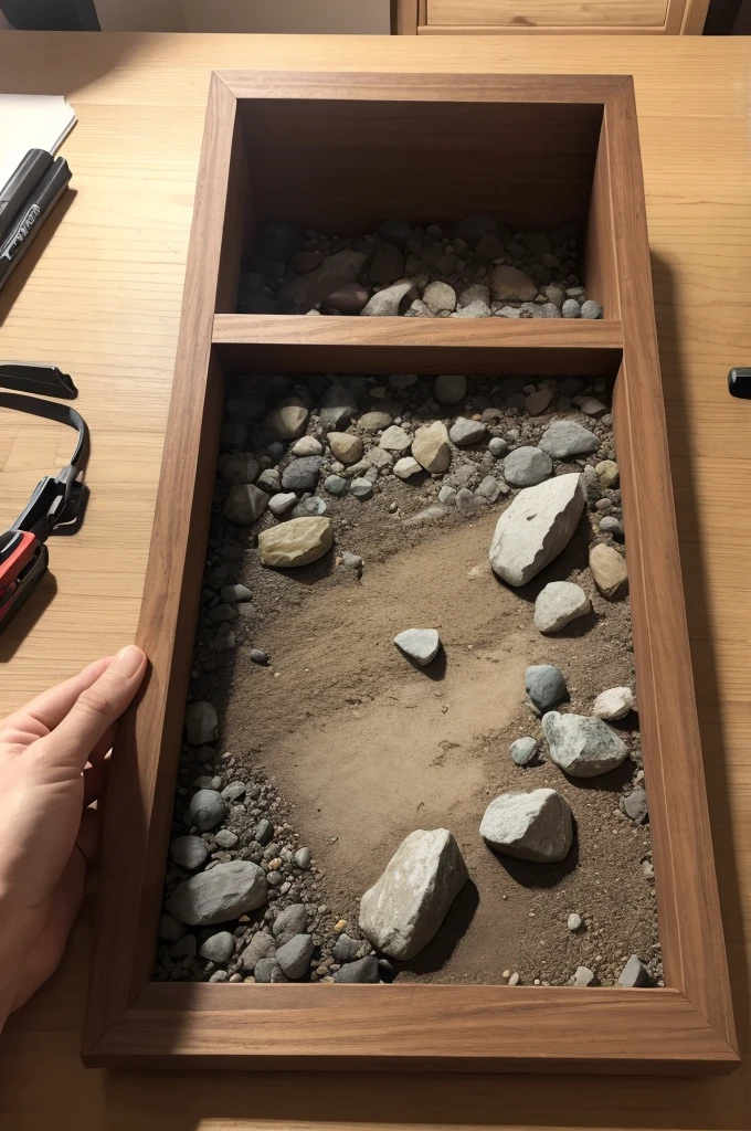 Make a rock frame