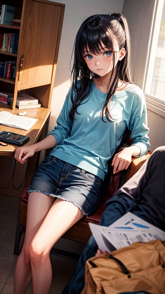 whose stepsister is 18. she had a fight with her parents and came to town, where do I study, to ask to stay with me for a while.