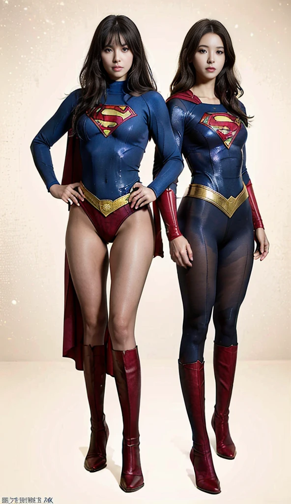 No background、(((Beautiful legs in black tights.)))、(((Legally express the beauty of your smile)))、((((Make the most of your original images)))、(((体にぴったりフィットするSupergirl Costume)))、(((Supergirl Costume)))、(((short and beautiful hair)))、(((suffering)))、(((Please wear black tights....、Wear red boots)))、((Best image quality、8K))、((Highest quality、8K、masterpiece:1.3))、(((Preserve background )))、Sharp focus:1.2、Beautiful woman with perfect figure:1.4、Slim Abs:1.2、Wet body:1.5、Highly detailed face and skin texture、8K