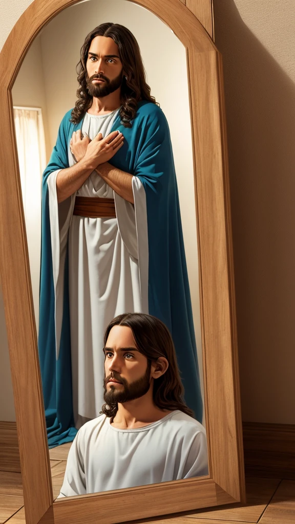 I look in the mirror and I see Jesus