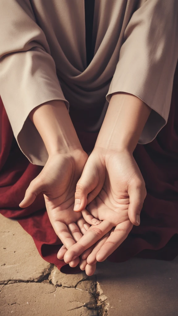 Jesus extends his hand to you