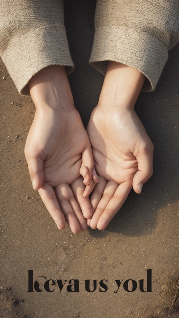 Jesus extends his hand to you