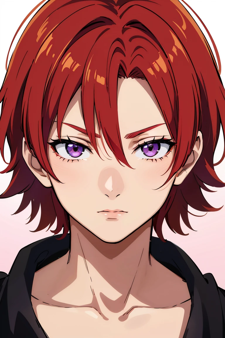 nime character with red hair and a star on his face, portrait of Hisoka hunter hunter, Hisoka, Hisoka from hunter × hunter