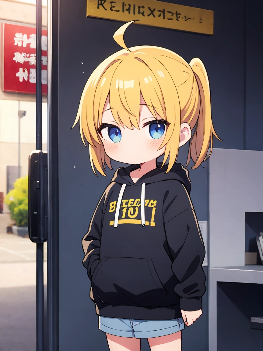 1boy,hoodie,chibi