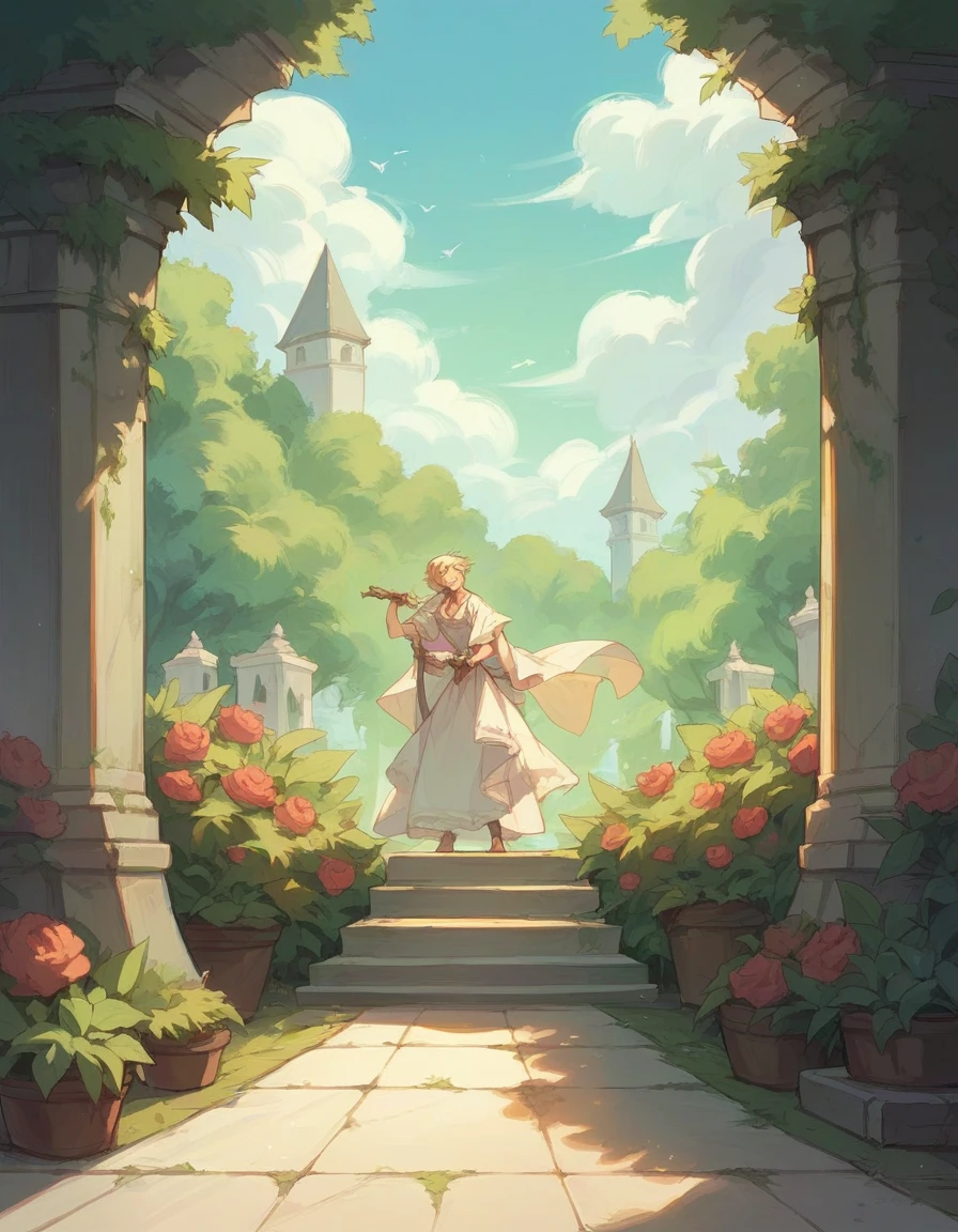 Adam in the Garden of Eden
