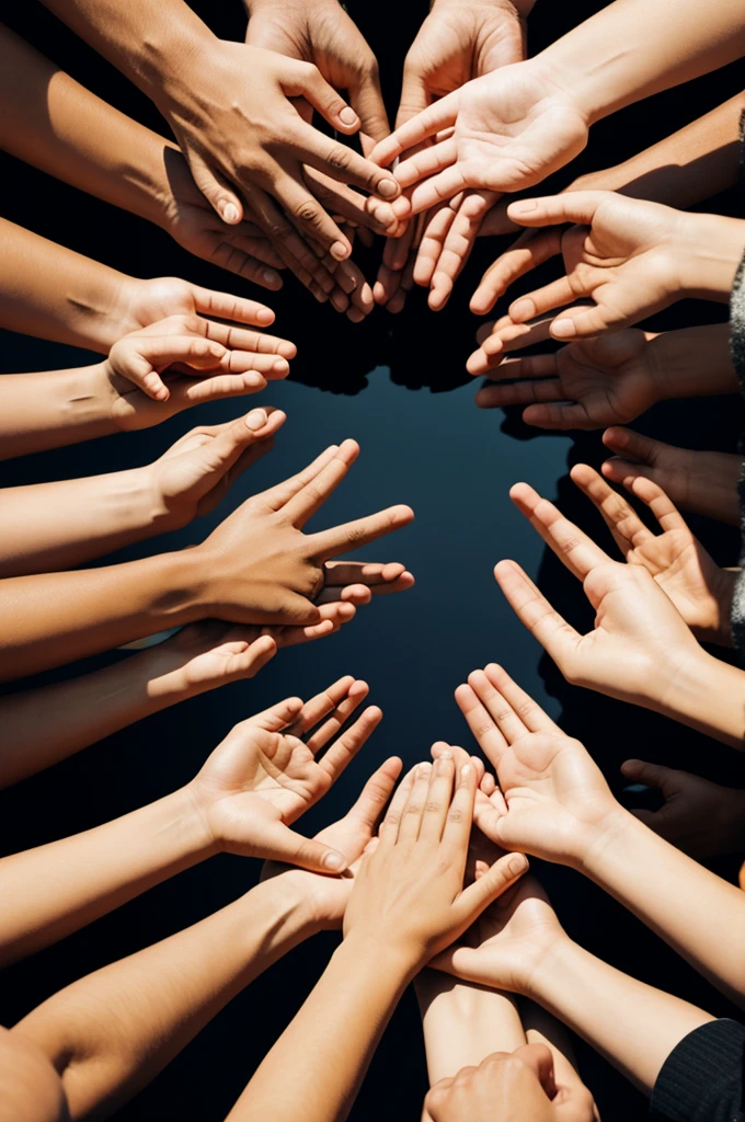 open hands
