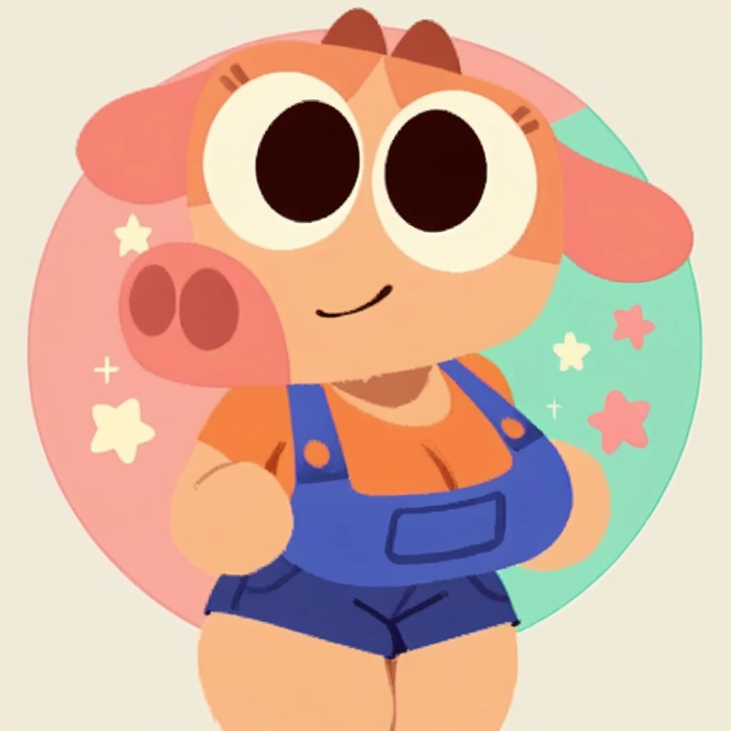 Score_9, score_8_up, score_7_up, score_6_up, score_5_up, Cowy, solo, furry, anthro, lineless, cute, huge breasts and thighs