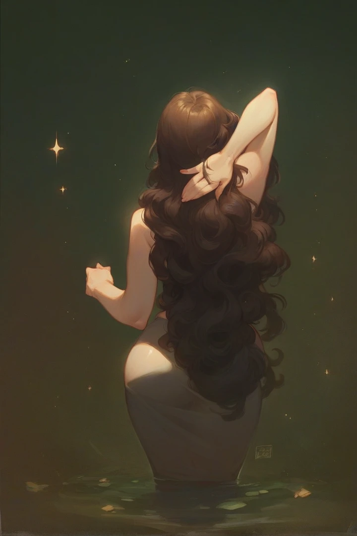 Precious lady, Beautiful body, curvy body, Beautiful woman, HD quality, digital art